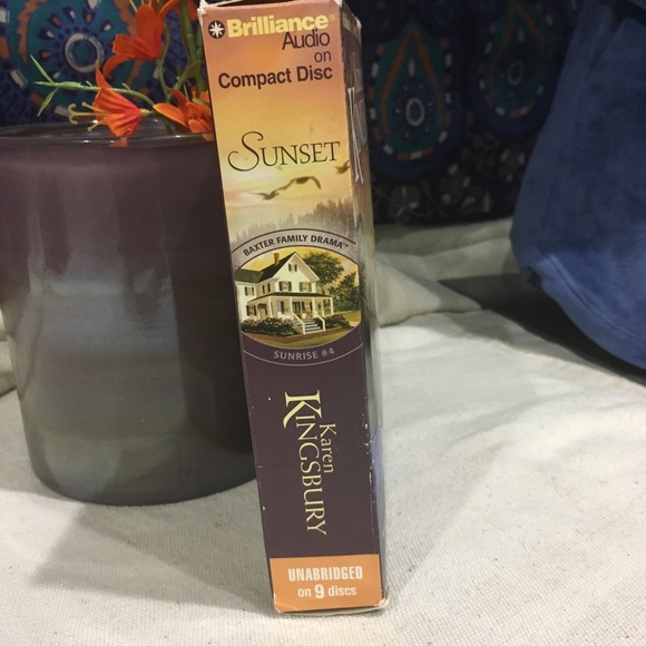 Karen Kingsbury Baxter Family Drama Sunset Series #4 Audio Book CD - Picture 2 of 5
